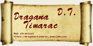 Dragana Timarac vizit kartica